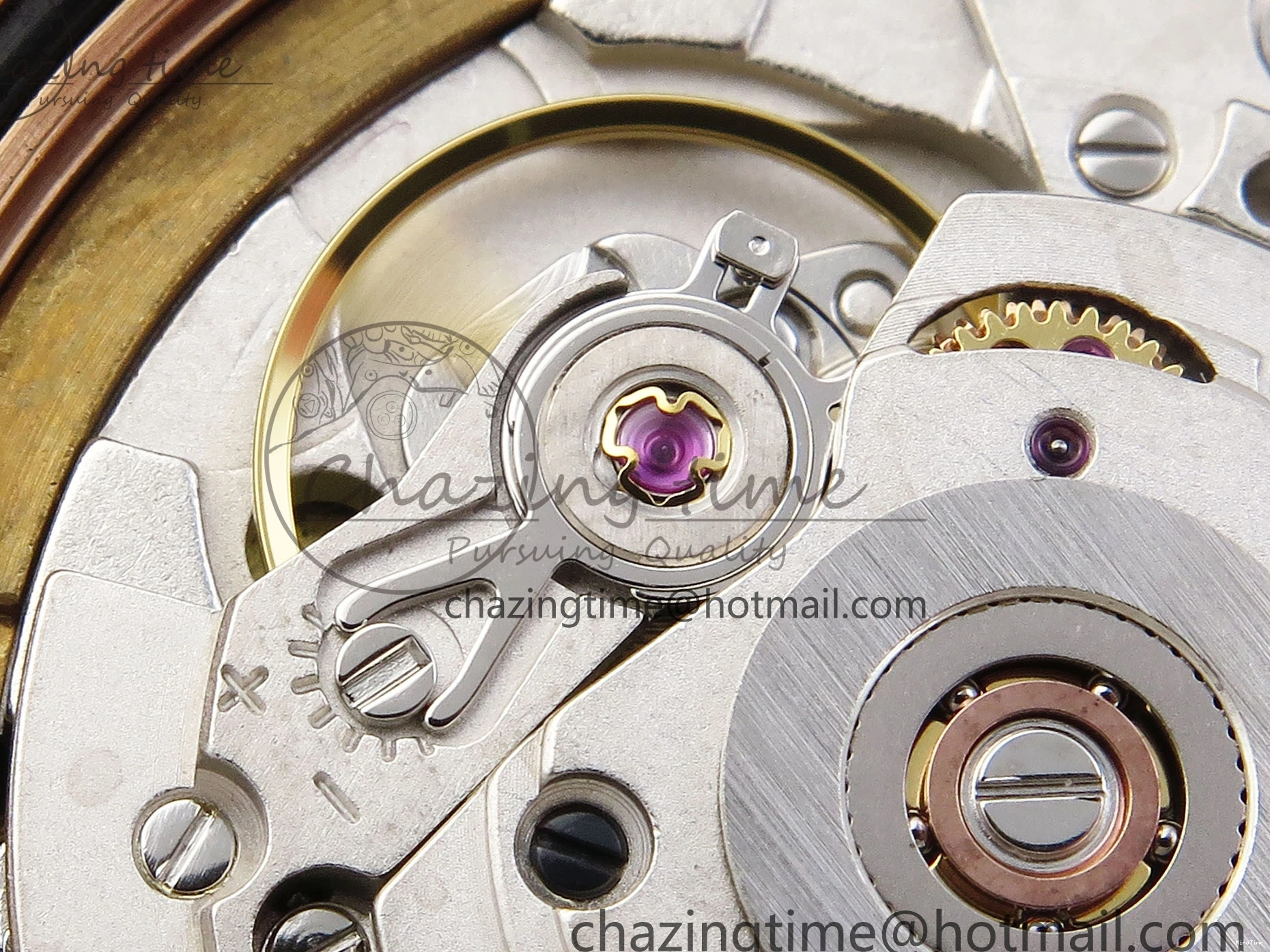 MiroTime 0413 Sophisticated Day Date 36 RG RAF 1:1 Best Edition Green Stone Dial on RG Bracelet A 1846